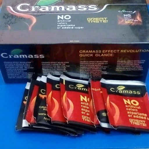 پودرچاقی و اشتهاآور ساشه قرمز مشکی اصلی ۶۰ تایی کرامس
